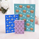 Personalized Cute Paw Print Dog Cat Pet Face Photo Multicolor Building Brick Puzzles with Name Home Decor Birthday Gift for Friends Family Pet Lovers