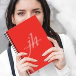 Personalized My Monogram Spiral A5 Journal Notebook with Name and Initial Festival Birthday Gift for Friends Family Colleagues