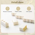 Personalized Cute Paw Print Dog Cat Pet Face Photo Multicolor Building Brick Puzzles with Name Home Decor Birthday Gift for Friends Family Pet Lovers