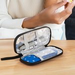 Personalized Birth Flower Insulated Insulin Pen Cooler Travel Case with Name and Ice Pack Diabetic Supplies Birthday Gift for Diabetic Patients