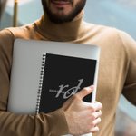 Personalized My Monogram Spiral A5 Journal Notebook with Name and Initial Festival Birthday Gift for Friends Family Colleagues