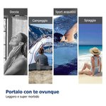 Asciugamano da spiaggia personalizzato in microfibra ad asciugatura rapida con nome e personaggio cartone animato sfondo palma regalo per famiglia