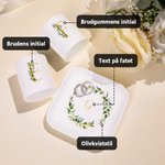 Personligt Bröllopsljusset med Ljushållare och Bricka