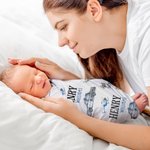 Personalisierte niedliche Polizei Auto Hubschrauber Hund Polizist weiche Baby wickeln Hut Bogen Stirnband mit Namen Krankenhaus Outfit Baby Dusche Geschenk für Neugeborene