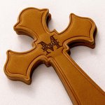 Personalizada Celebración de la Vida Cruz Monograma magnético de cuero de la PU Marcapáginas Clip con texto grabado Cumpleaños Bautizo Regalo para los cristianos