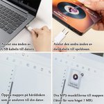 Personlig kylmagnet med minifoto och musikspelare med sångnamn och sångare heminredning födelsedag årsdag present till familj och par