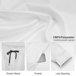 Personalized Multicolor Soccer Cartoon Character Men's Women's Sports Sweatpants with Name and Number Game Day Birthday Gift for Men Women