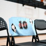 Personalised Cracked Basketball Baseball Number Soft Sports Towel with Name and Hanging Clip Team Birthday Gift for Sports Lovers Players