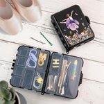 Portaoggetti personalizzato a tema ballerina con fiore di nascita e nome regalo ideale per compleanni e occasioni speciali per ballerine