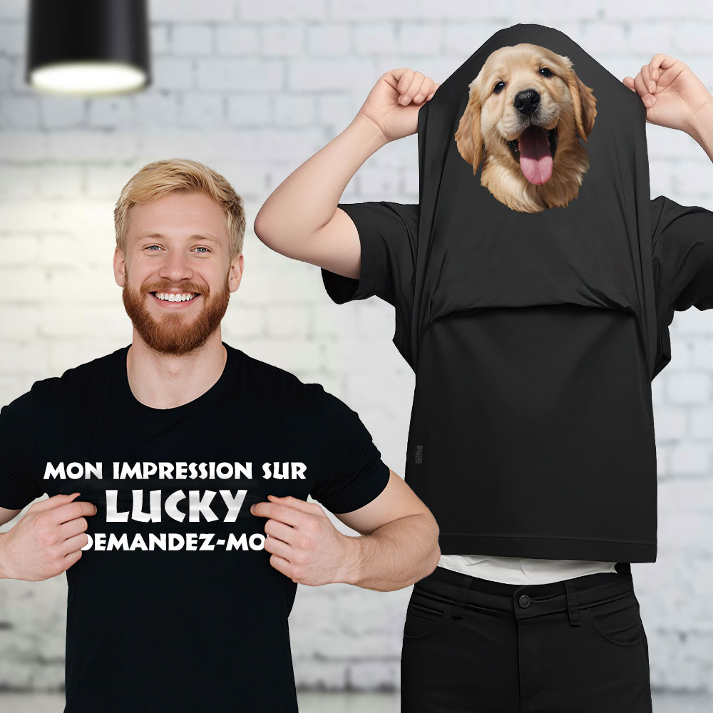 T-shirt 100% Coton Personnalisé avec Photo et Texte Cadeau Anniversaire Fête des Pères pour Papa Grand-père Amis