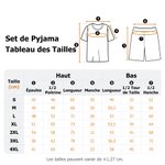 Set de Pyjama Personnalisé avec 2 Photos et Texte Vêtement à Manches Courtes Cadeau Anniversaire pour Homme Amoureux des Animaux de Compagnie