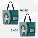 Sac à main personnalisé avec nom et titre Cadeau d'anniversaire de gratitude pour infirmière médecin personnel médical