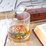 Personalized Pencil Wisdom Icon 10 oz Old Fashioned Rock Whiskey Glass with 1-3 Texts Back to School Teacher's Day Gift for Teachers Whiskey Lovers
