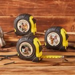 Personalized Photo Tape Measure Ruler with Wrist Strap and Text Measuring Accessories Father's Day Birthday Gift for Dad Architects Crafter