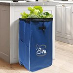 Bolsa de repuesto personalizada para carrito de compras grande con inicial y nombre accesorio para compras regalo de cumpleaños para la familia