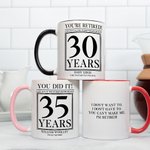 Tazza da caffè personalizzata Last Day In The Workforce 11 oz in ceramica con nome e data Regalo di anniversario di pensionamento per amici e parenti pensionati