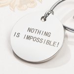 Personalised Birthstone Compass Heart Design Rear View Mirror Car Charm with Engraved Year and Text Graduation Gift for Graduates Car Owner