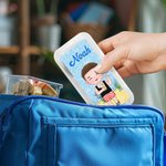 Personifierad söt tecknad barn säker rostfritt stål gaffel sked kniv 3 delar bestick set med namn och fodral Tillbaka till skolan födelsedagspresent för pojkar flickor