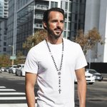 Personalised Rosary Cross Necklace with Heat-Activated Hidden Photo Religious Memorial Gift for Christians