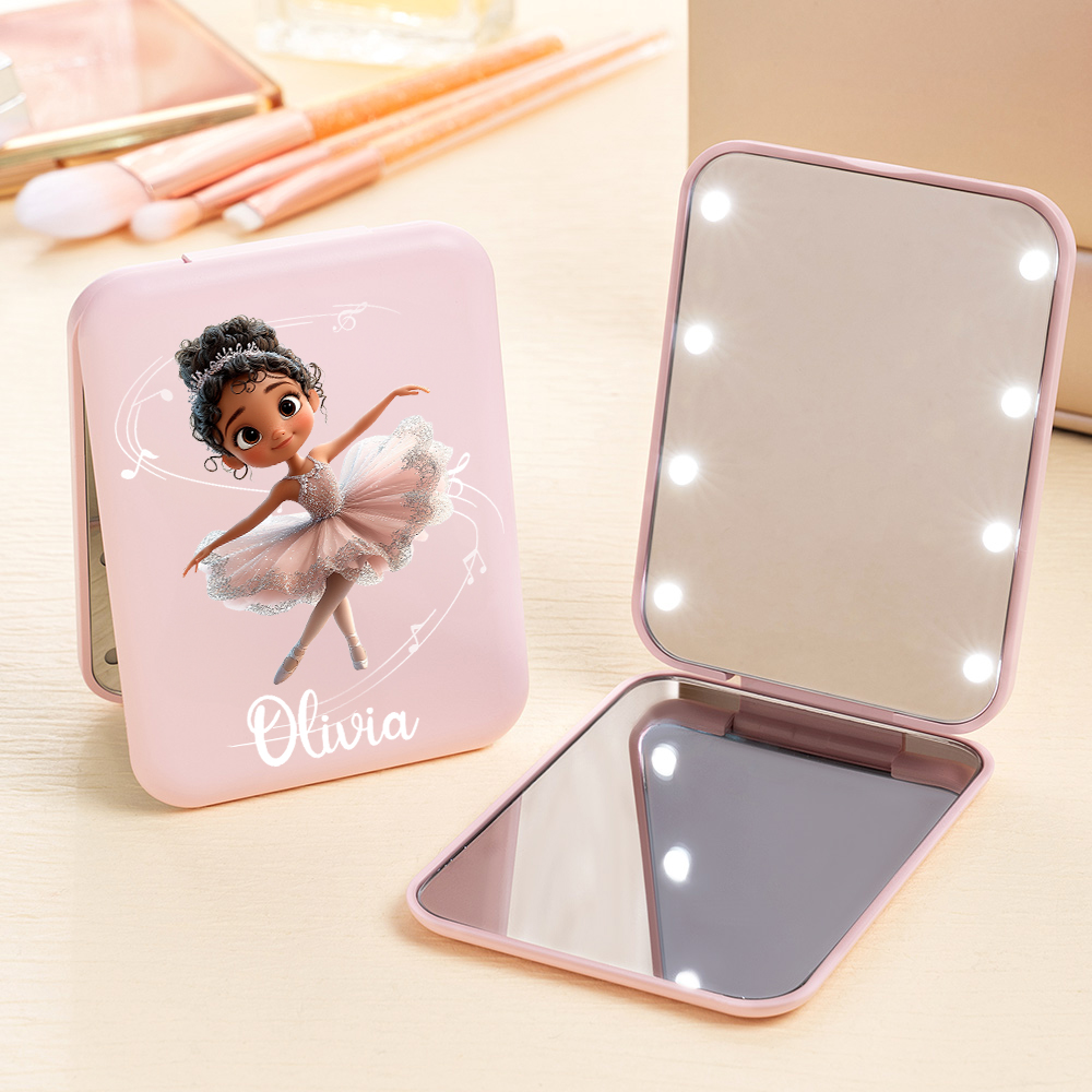 Luce LED a specchio con nome personalizzato, luce notturna con telecomando, decorazione da parete, decorazione per camera da letto, cartello al neon con nome personalizzato, regalo personalizzato per