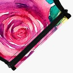 Personalizado colorido de la flor de rayas de dibujos animados de viaje de caracteres funda de equipaje se adapta a 18-32 pulgadas maleta con el nombre de regalo de cumpleaños para los amigos de la fa