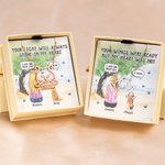 Personalized Line Dog Cat Pet Angel Wings Necklace with Name and Card Memorial Jewelry Sympathy Sentimental Gift for Pet Owners Lovers