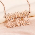 Henkilökohtainen Dainty 1-6 Dog Paw Print kaulakoru nimi Pet Korut Syntymäpäivä Vuosipäivä Memorial lahja menetys Pet