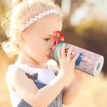 Personalisierte niedliche 3D Ballett Mädchen 12 oz isolierte Wasserflasche mit Strohhalm und Spill-Proof-Deckel Geburtstag zurück zu Schule Geschenk für Ballerina Kinder