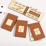 Personalised Engraved Animal Navigation Pattern Portable Cribbage Board with Wooden Pegs Camping Outdoor Activities Birthday Gift for Cribbage Lovers