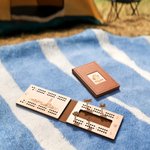 Personalised Engraved Animal Navigation Pattern Portable Cribbage Board with Wooden Pegs Camping Outdoor Activities Birthday Gift for Cribbage Lovers