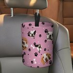 Gepersonaliseerde 1-3 huisdier gezicht foto's schattige poten opknoping auto prullenbak auto-accessoires reizen verjaardagscadeau voor dierenliefhebbers