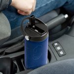 Personalized 2025 Racing Track Circuit 15 oz Stainless Steel Insulated Tumbler with Straw and Name Team Birthday Gift for Racing Lovers