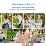 Personnalisé 8 Photos Collage Antidérapant Tapis de Souris Grande Taille Accessoire de Bureau Cadeau d'Anniversaire pour Etudiants Collègues Amis