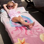 Gepersonaliseerde Cartoon Kwal Schildpad Oceaan Dieren Sneldrogend Oversized Strandlaken met Naam Zomerfeest Reizen Essentieel Geschenk voor Kinderen