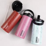 Personalized 2025 Racing Track Circuit 15 oz Stainless Steel Insulated Tumbler with Straw and Name Team Birthday Gift for Racing Lovers