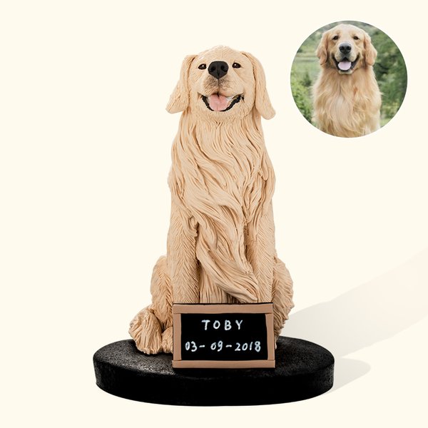 Handmade Pet Portrait Statue | Dog Cat Horse | Pet Lover Gift