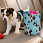 Gepersonaliseerde 1-3 huisdier gezicht foto's schattige poten opknoping auto prullenbak auto-accessoires reizen verjaardagscadeau voor dierenliefhebbers