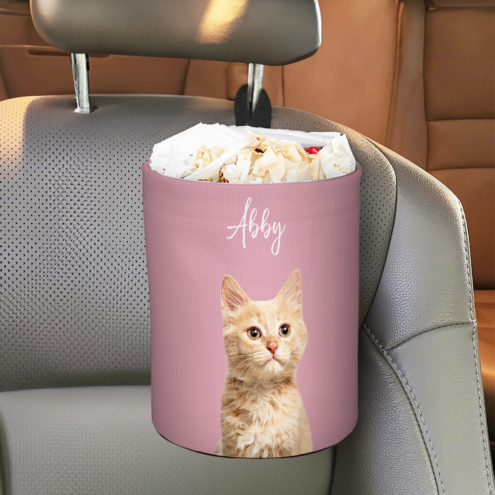 Poubelle suspendue personnalisée avec nom pour animaux de compagnie Cadeau d'anniversaire pour les propriétaires d'animaux de compagnie