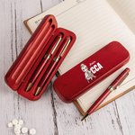 Personalized Cartoon Medical Staff Character Wooden Ballpoint Pen and Case Set with Name and Job Title Appreciation Gift for Doctor Nurse