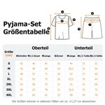 Personalisiertes Hund Katze Foto Kurzarm Herren Pyjama Set mit Text Schlafanzug Sommer Hausanzug Geburtstag Geschenk für Herren Haustierliebhaber