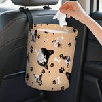 Gepersonaliseerde 1-3 huisdier gezicht foto's schattige poten opknoping auto prullenbak auto-accessoires reizen verjaardagscadeau voor dierenliefhebbers