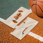 Fascia personalizzata multicolore con nome e numero elastica e antisudore accessorio sportivo regalo per uomini donne e amanti dello sport