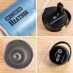 Personalized 2025 Racing Track Circuit 15 oz Stainless Steel Insulated Tumbler with Straw and Name Team Birthday Gift for Racing Lovers