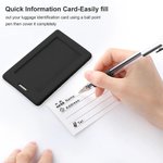 Personlig söt liten björn pilot akvarell bagagetagg med namn resetillbehör födelsedag julklapp för pojkar flickor