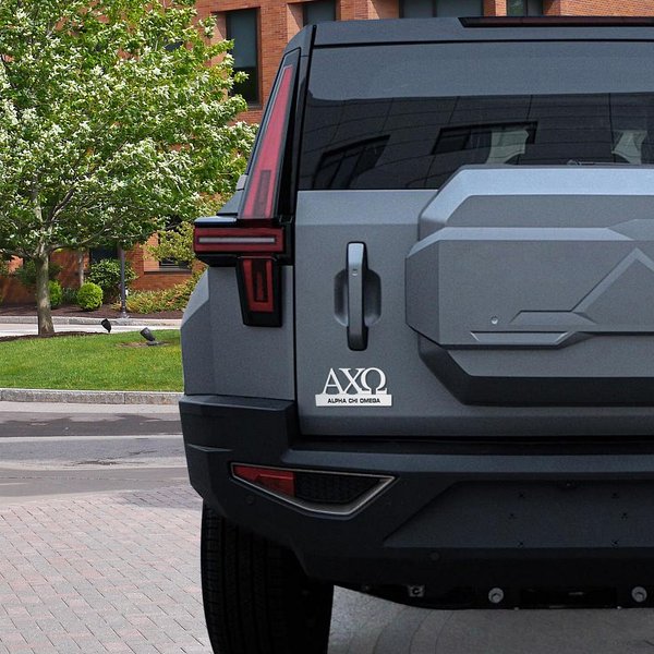 Personalized Sorority Greek Letter 3D Metal Car Badge Emblem Birthday Vehicle Decor Gift for  Friend Girls Car Owners | Callie × Affinity Licensing