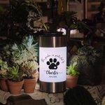 Cane gatto personalizzato con stampa a zampa Luce solare impermeabile da giardino con testo del nome e anno Decorazione da giardino Regalo commemorativo di cordoglio per la perdita di un animale domes