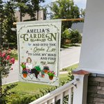 Personalized Cartoon Character Plant Flower Garden Flag with Name Garden Decorations Parents' Day Gift for Mom Grandma Family Gardening Lovers