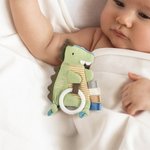 Henkilökohtainen Söpö Dino Rabbit Koala Teether Crinkle Baby Security Blanket kirjailtu nimi Syntymäpäivä Baby Shower lahja vastasyntyneille