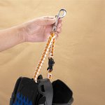 Personalized Hands-Free Quick Braid BCD Attach Scuba Fin & Dive Mask Carrier with Text and Whistle Buckle Snorkeling Accessory Gift for Diving Lovers