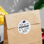 Gepersonaliseerde Bedankt voor het Knallen Door Klas van 2025 Afstudeer Stickers Etiketten met Naam Afstudeerfeest Decor voor Afgestudeerden